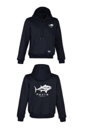 Fujin Tuna Hoodie Black Sweatshirt Erkek - 1