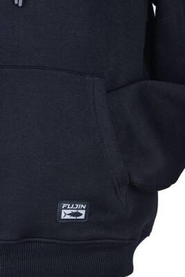 Fujin Tuna Hoodie Black Sweatshirt Erkek - 5