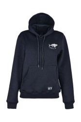 Fujin Tuna Hoodie Black Sweatshirt Kadın - 2