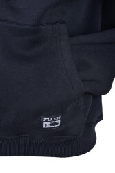 Fujin Tuna Hoodie Black Sweatshirt Kadın - 5