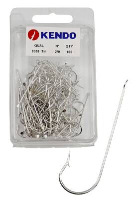 Kendo 8033 Tin 2/0 100 Adet Olta İğnesi - 1