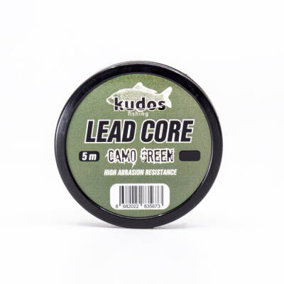 Kudos Lead Core Camo Green 5m 35 Lb. - 1