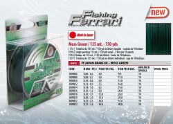 Lineaeffe Japan Braid Green 135 mt 8 Örgü ip - 2