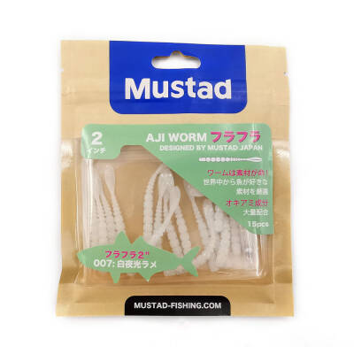 Mustad Aji Worm Fla-Fla Sahte Kurt - 4