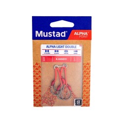 Mustad Alpha Point Alpha Light Double Asist Olta İğnesi A-ASSIST2 - 2