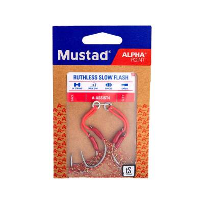 Mustad Alpha Point Ruthless Slow Flash Asist Olta İğnesi A-ASSIST4 - 2