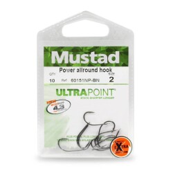 Mustad Olta İğnesi 60151 NPBN 10 lu - 3