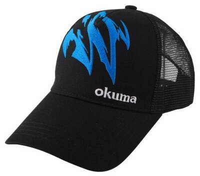 Okuma Motif Mesh Şapka - 1