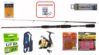 Okuma Wave Power 213 cm 0-8 gr & Daiwa RS 500 LRF Seti - 1