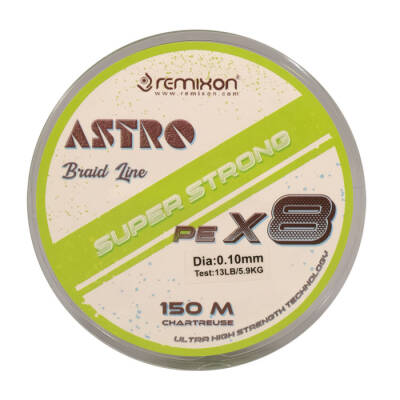 Remixon Astro 8X 0.06mm 150m Chartreuse İp Misina - 2