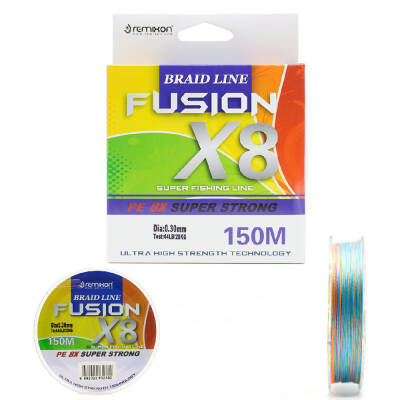 Remixon Fusion 150M X8 Multi Color İp Misina - 1