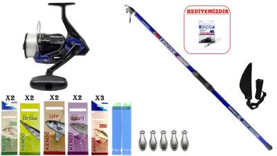 Remixon Strong 4.20m 100-250gr & Okuma Fin Chaser Blue 6000 SURF SETİ - 1