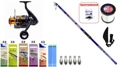 Remixon Strong 4.20m 100-250gr & Remixon Winner 6000 SURF SETİ - 1