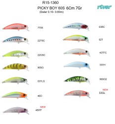 River Picky Boy 60S 6Cm 7G Maket Balık - 2