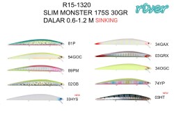 River Slim Monster 175S 17.5 cm 30Gr 0.6-1.2mt - 2