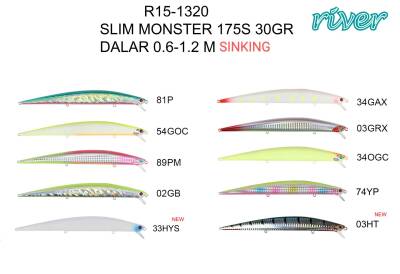 River Slim Monster 175S 17.5 cm 30Gr 0.6-1.2mt - 2