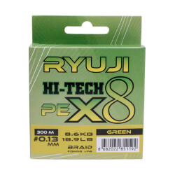 Ryuji Hi-Tech X8 300m Green İp Misina - 2