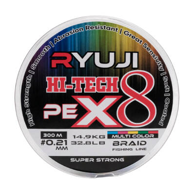 Ryuji Hi-Tech X8 300m Multi Color İp Misina - 1