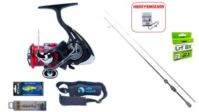 Ryuji Matrix Fuji 228cm 0.8-6g Kamış & Daiwa Ninja 23 LT 1000 LRF Seti - 1