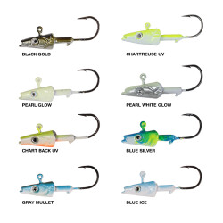 RYUJI SNAKE SHAD JIG HEAD,10GR (3 AD) - 1