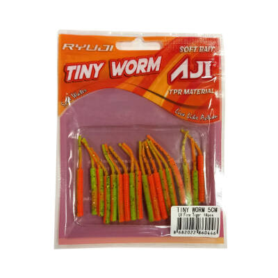 RYUJI TINY WORM TPR 5CM, 18AD - 2