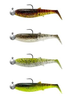 Savage Gear Cannibal Shad 12.5cm 20gr+12.5gr #5/0 Clear Water 4+4 Adet Sahte Balık - 1