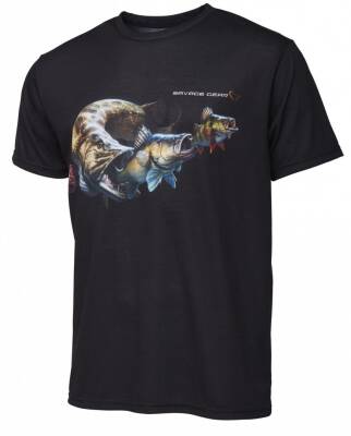 Savage Gear Cannibal T-Shirt Black - 1