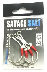 Savage gear Eyed Asist Hook 4 Adet - 2