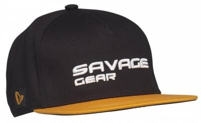 Savage Gear Flat Peak 3D Logo Cap One Size Black - 1