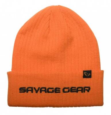 Savage Gear Fold-up Beanie One Size Sun Orange - 1