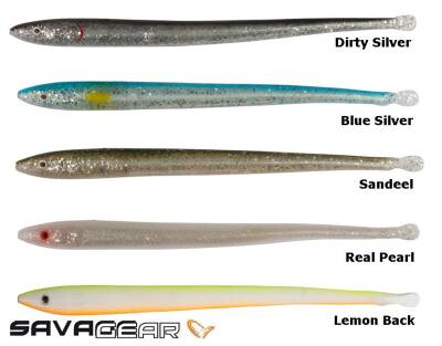 Savage gear LB Sandeel Slug 14 cm 6 Adet Sahte Balık - 2