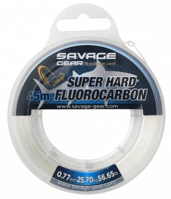 Savage Gear Super Hard Fluorocarbon 45 M 0.77 MM 25.70 KG 56.65 LB Clear - 1