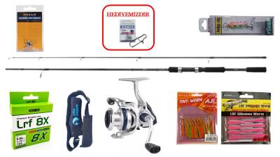 Shimano FX XT 210UL 1-11g & Okuma Aria 1000 LRF Seti - 1