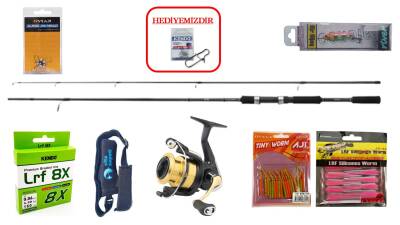 Shimano FX XT Spinning 2,10 m 1-11 g & Daiwa RS 500 LRF Seti - 1