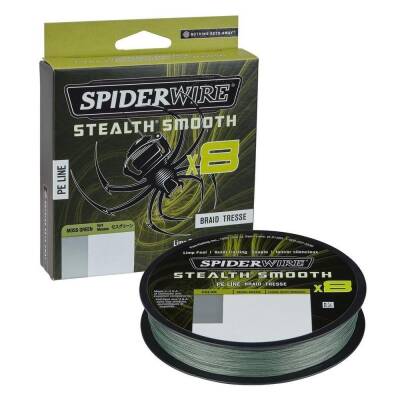 SpiderWire Stealth Smooth x8 Pe Braid 150m Moss Green Örgü İp - 1