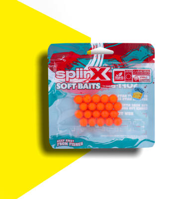 SPIINX BALIK YUMURTASI 10MM 20P PEYNİR UV ORANGE - 1