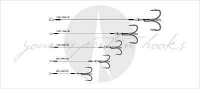 VMC Stinger Üçlü Olta İğnesi Çelik Telli 7554 - 2