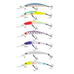 Yozuri Crystal Minnow Deep Diver Walleye Sahte Balığı - 9